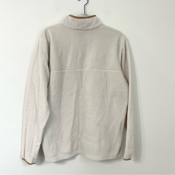 COLUMBIA Size XL Chalk White Benton Springs 1/2 Snap Fleece Pullover Outdoor - Picture 4 of 11